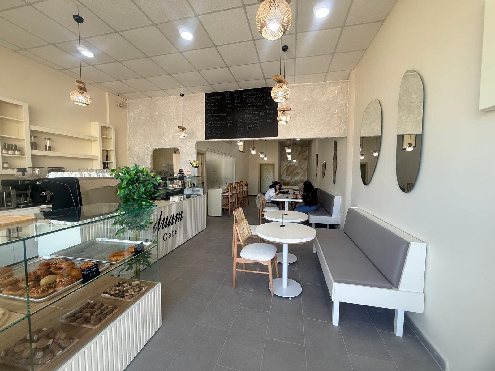 Inside DUAM Café in Samsun